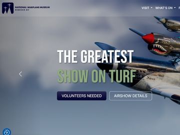 National Warplane Heritage Museum Website Thumbnail